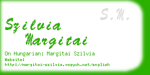 szilvia margitai business card